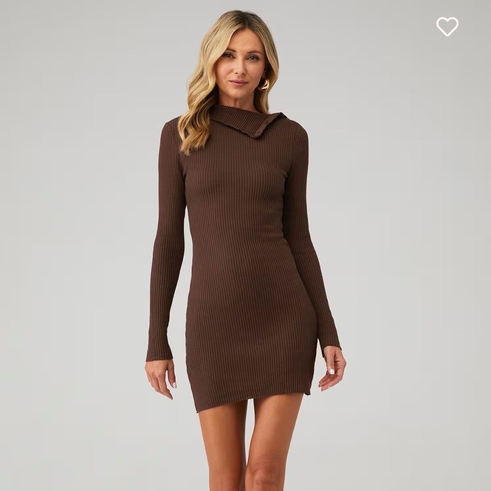 The Range Thermal Knit Turtleneck Dress